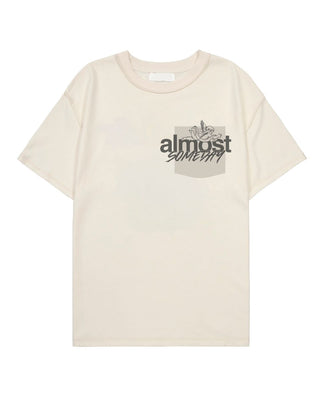 Almost Someday ENEMIES TEE (Cream)