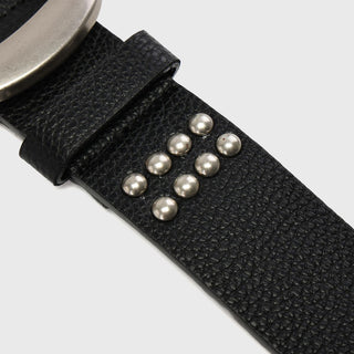 Homme Femme Iron Crest Classic Belt (Black)