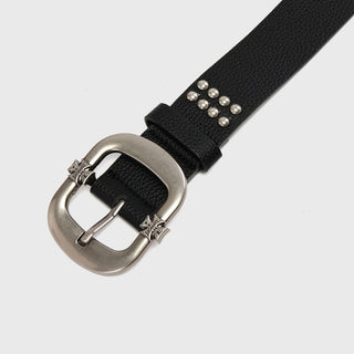Homme Femme Iron Crest Classic Belt (Black)