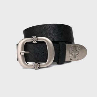 Homme Femme Iron Crest Classic Belt (Black)
