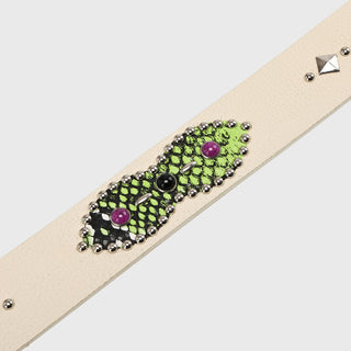 Homme Femme Passport Belt White