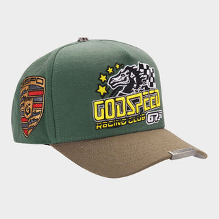 GODSPEED GRC Members Snapback Hat (Green/Brown)