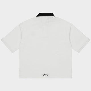 Godspeed Victor Minimal Crest Polo (White)