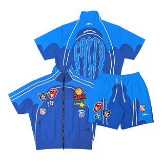 Crafted fashion nylon set (Royal)