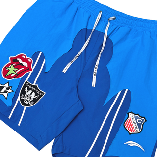 Crafted fashion nylon set (Royal)
