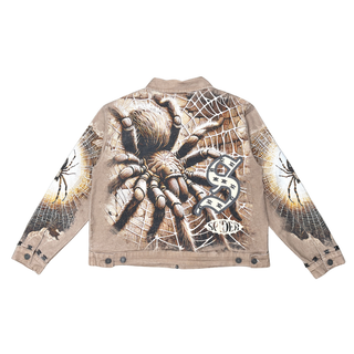 Stray Tarantula twill jacket (Taupe)