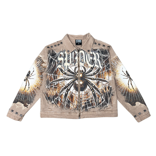 Stray Tarantula twill jacket (Taupe)