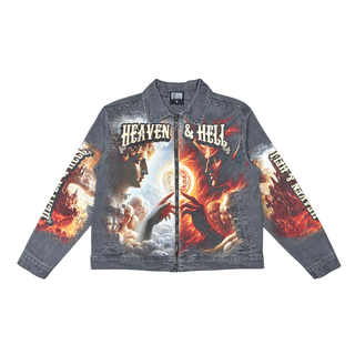Stray Heaven & hell twill jacket (Charcoal)