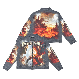 Stray Heaven & hell twill jacket (Charcoal)