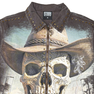 Stray Cowboy Twill jacket (Dark Brown)