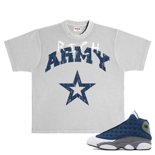 RICH DEAD IDOLS "RICH ARMY" T-SHIRT GREY