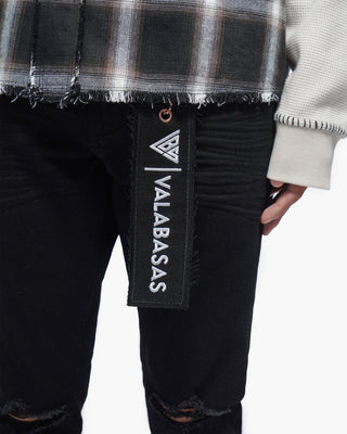 Valabasas Mr.Clean Black Skinny Jeans (Black)
