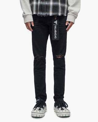 Valabasas Mr.Clean Black Skinny Jeans (Black)