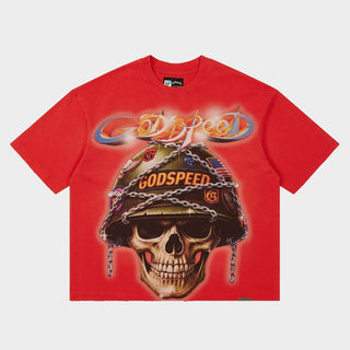 GODSPEED Badges of Honor T-shirt (Cherry)