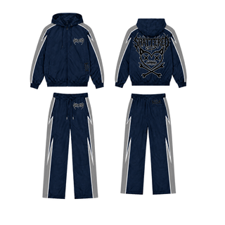 Shattered Hearts NAVY NYLON SET