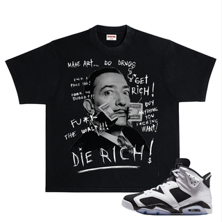 RICH DEAD IDOLS "SALVADOR DALI" T-SHIRT BLACK