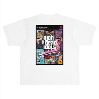 RICH DEAD IDOLS "GTA" T-SHIRT WHITE