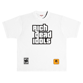 RICH DEAD IDOLS "GTA" T-SHIRT WHITE