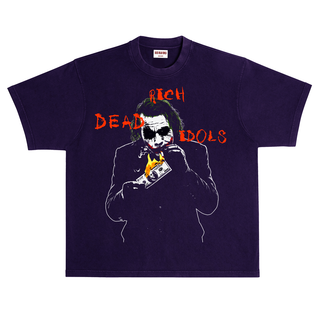 RICH DEAD IDOLS "THE JOKER" T-SHIRT PURPLE