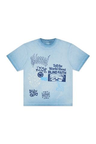 KOFL GRACE SHIRT (BLUE HAZE OIL WASH)