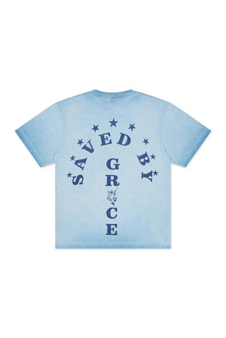 KOFL GRACE SHIRT (BLUE HAZE OIL WASH)