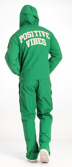 KINDRED NYLON CHENILLE LONG SLEEVE SET (GREEN)