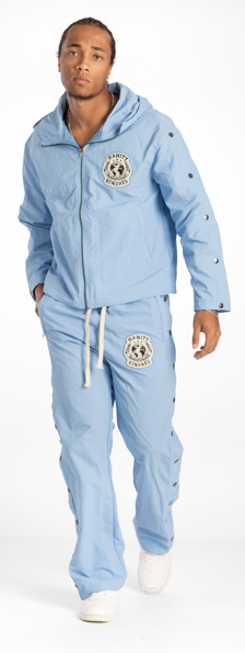 KINDRED NYLON CHENILLE LONG SLEEVE SET (BABY BLUE)