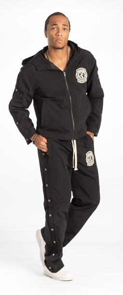 KINDRED NYLON CHENILLE LONG SLEEVE SET (BLACK)