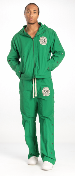 KINDRED NYLON CHENILLE LONG SLEEVE SET (GREEN)