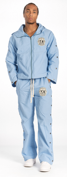 KINDRED NYLON CHENILLE LONG SLEEVE SET (BABY BLUE)