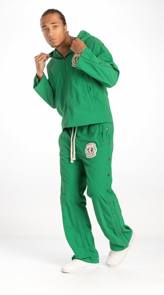 KINDRED NYLON CHENILLE LONG SLEEVE SET (GREEN)