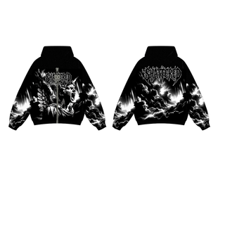 Shattered Hearts SCREAMIN HOODIE BLACK