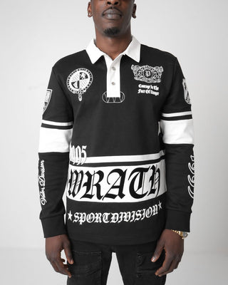 Preme Polo Long Sleeve (Black)