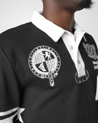Preme Polo Long Sleeve (Black)