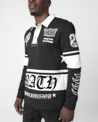 Preme Polo Long Sleeve (Black)