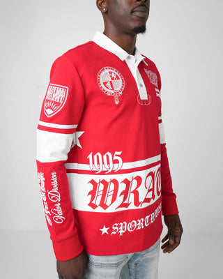 Preme Polo Long Sleeve (Red)