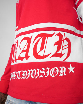 Preme Polo Long Sleeve (Red)