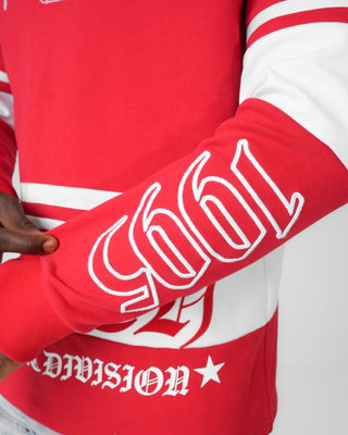 Preme Polo Long Sleeve (Red)