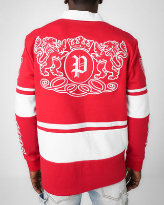Preme Polo Long Sleeve (Red)