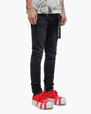 Valabasas Form Black Wash Skinny Jeans