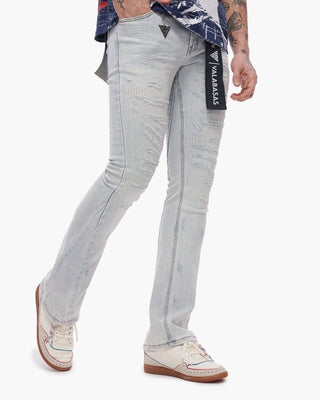 Valabasas Thatch Stacked Light Blue Wash Jeans