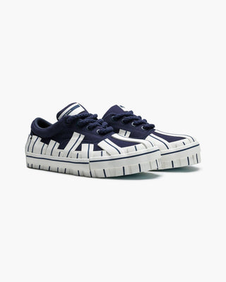 Valabasas Yuratsu 100 Navy White Sneakers