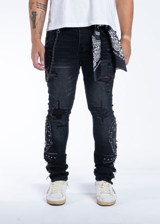 Midnight Black ANKH DENIM