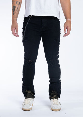 Midnight Black CAMO FUSION DENIM (BLACK/CAMO)