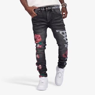 Sugarhill "LOVERBOY" SKINNY JEANS (BLACK WASH)