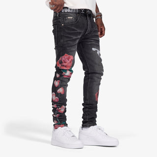 Sugarhill "LOVERBOY" SKINNY JEANS (BLACK WASH)