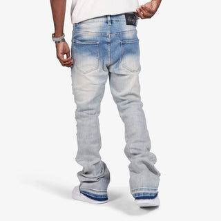 Sugarhill "DALLAS" STACKED JEANS (BLUE FADE)