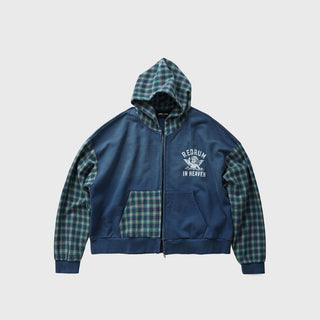 Homme Femme REDRUM PLAID HOODIE