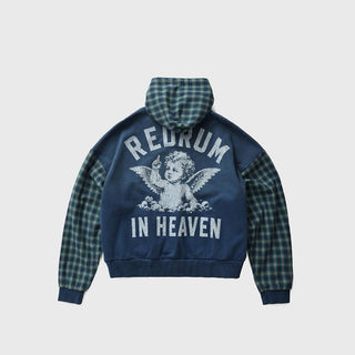 Homme Femme REDRUM PLAID HOODIE