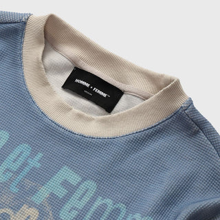 Homme Femme 777 Maison Thermal (Blue/White)